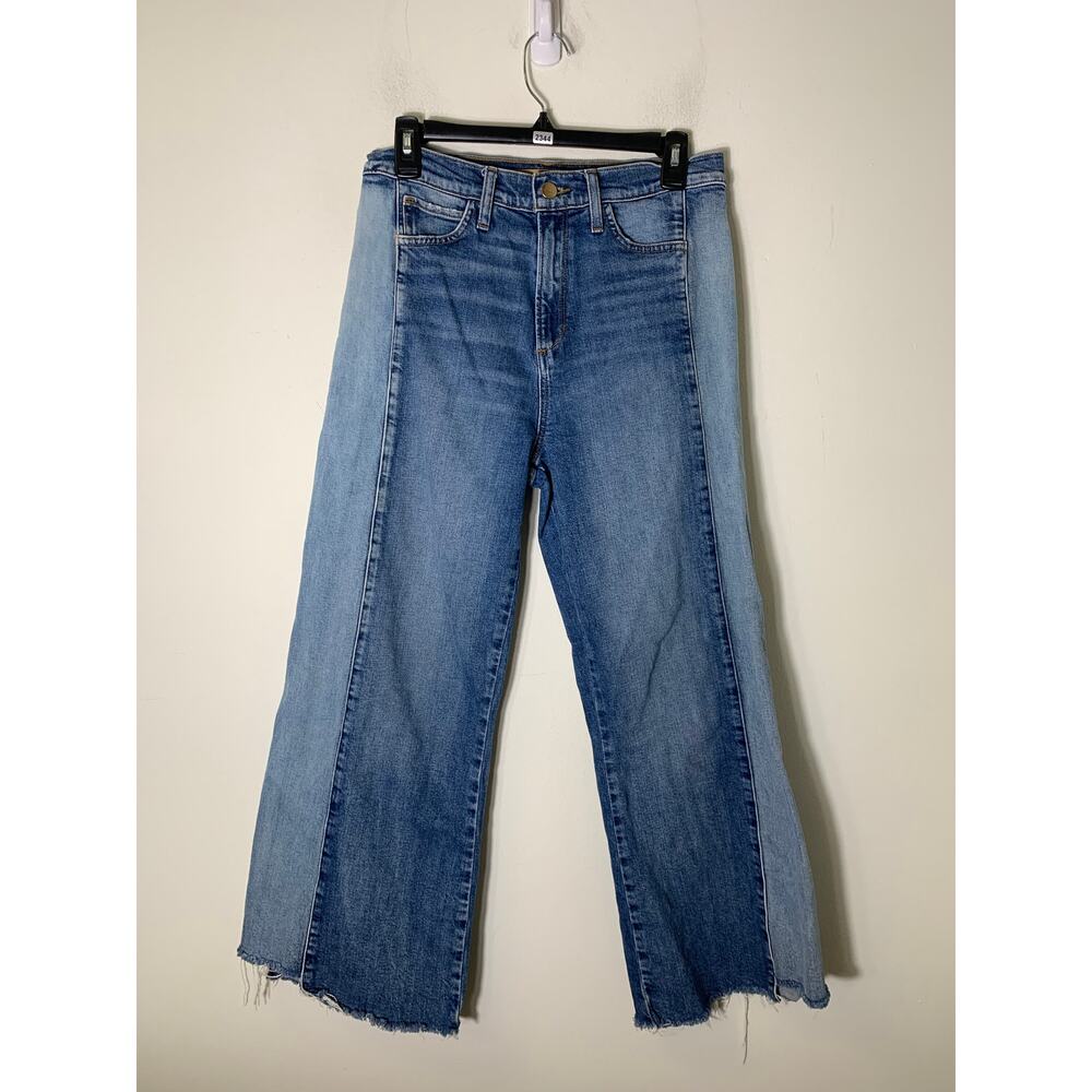 Joe's Jeans "The Mia" High Rise Wide Ankle Blue Jeans Sz 31